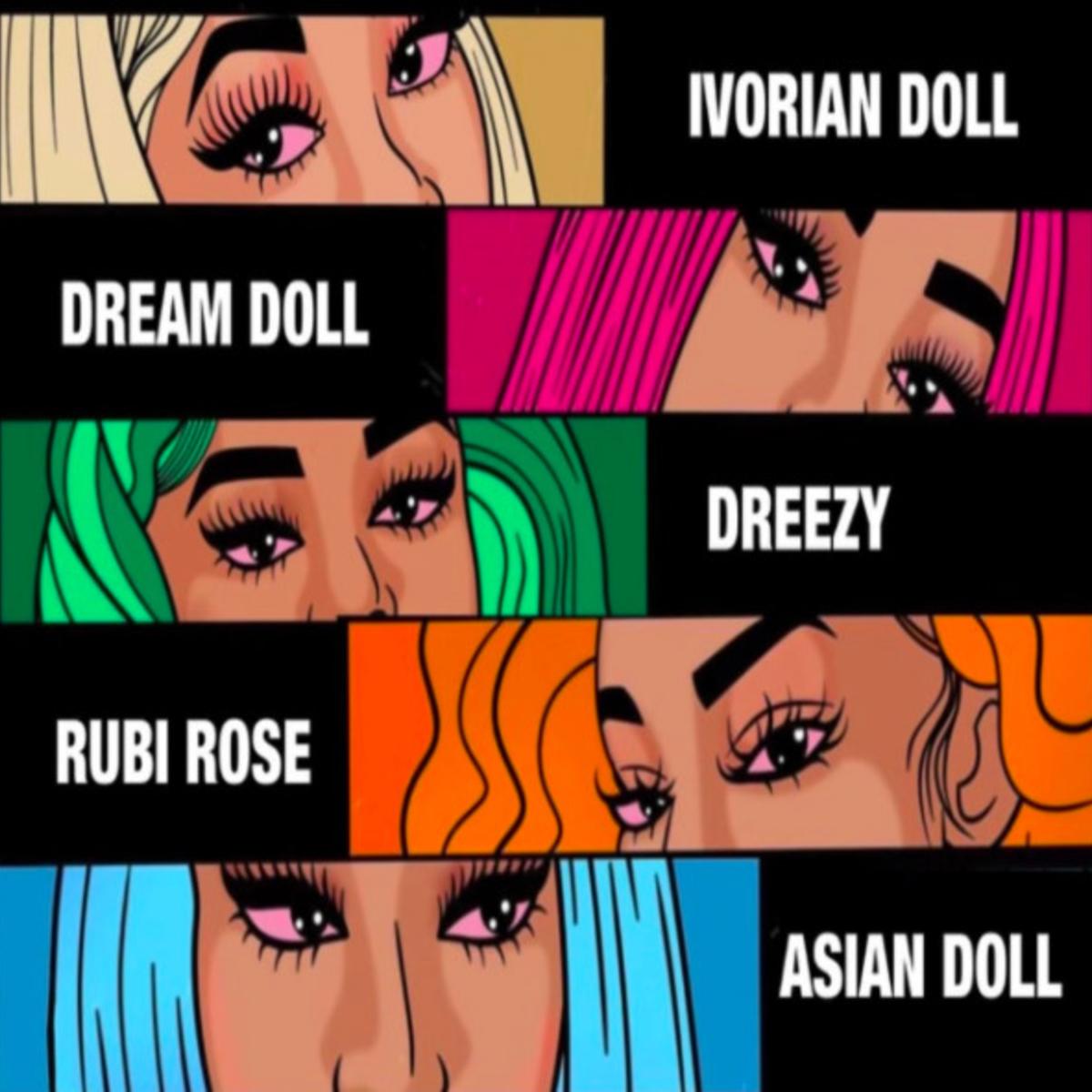 Asian Doll Nunnadet Shit Remix ft. Rubi Rose Dreezy DreamDoll Ivorian Doll