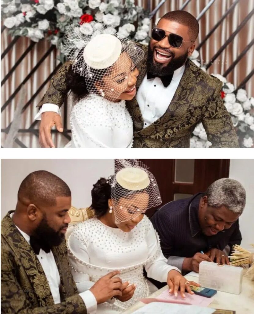 Mercy Chinwo And Husband Pastor Blessed Marriage Picture
