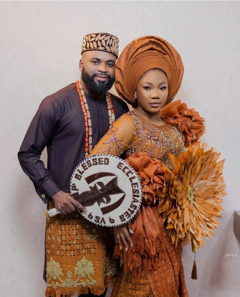 Mercy Chinwo And Pastor Blessed Traditional Marriage 1